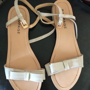 Nude Patent Leather Rampage “Rangler” Sandal
